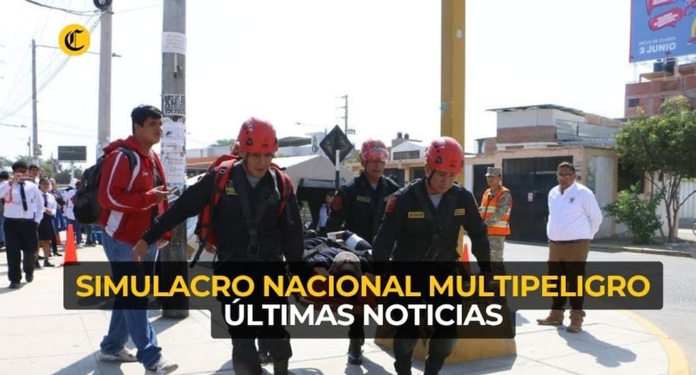 Perú realizó el Simulacro Nacional Multipeligro 2026 con participación masiva a nivel nacional