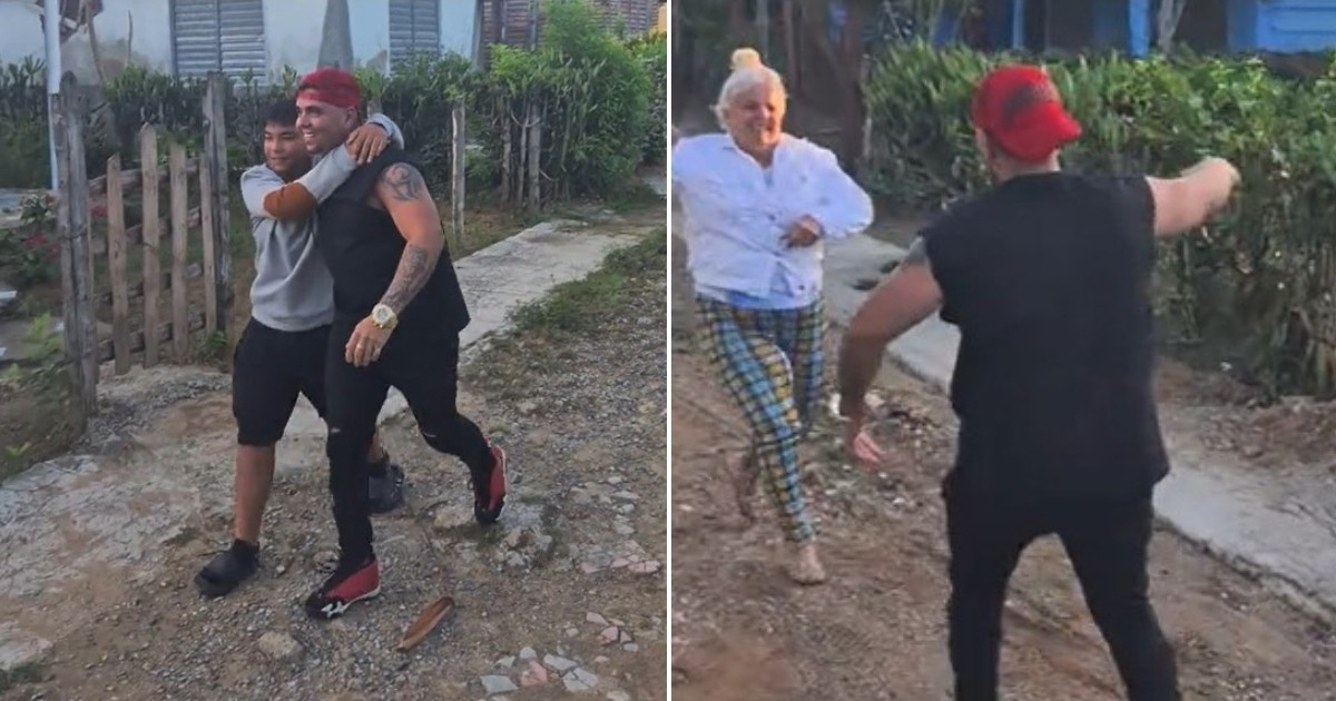 Reencuentro familiar en una calle de Cuba se viraliza en redes sociales por su carga emocional