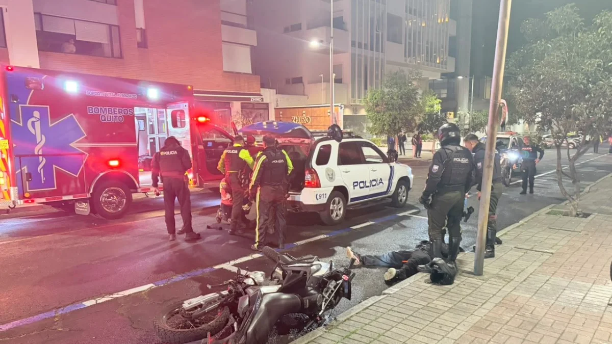 Enfrentamiento en Iñaquito deja un presunto delincuente abatido y dos policías heridos