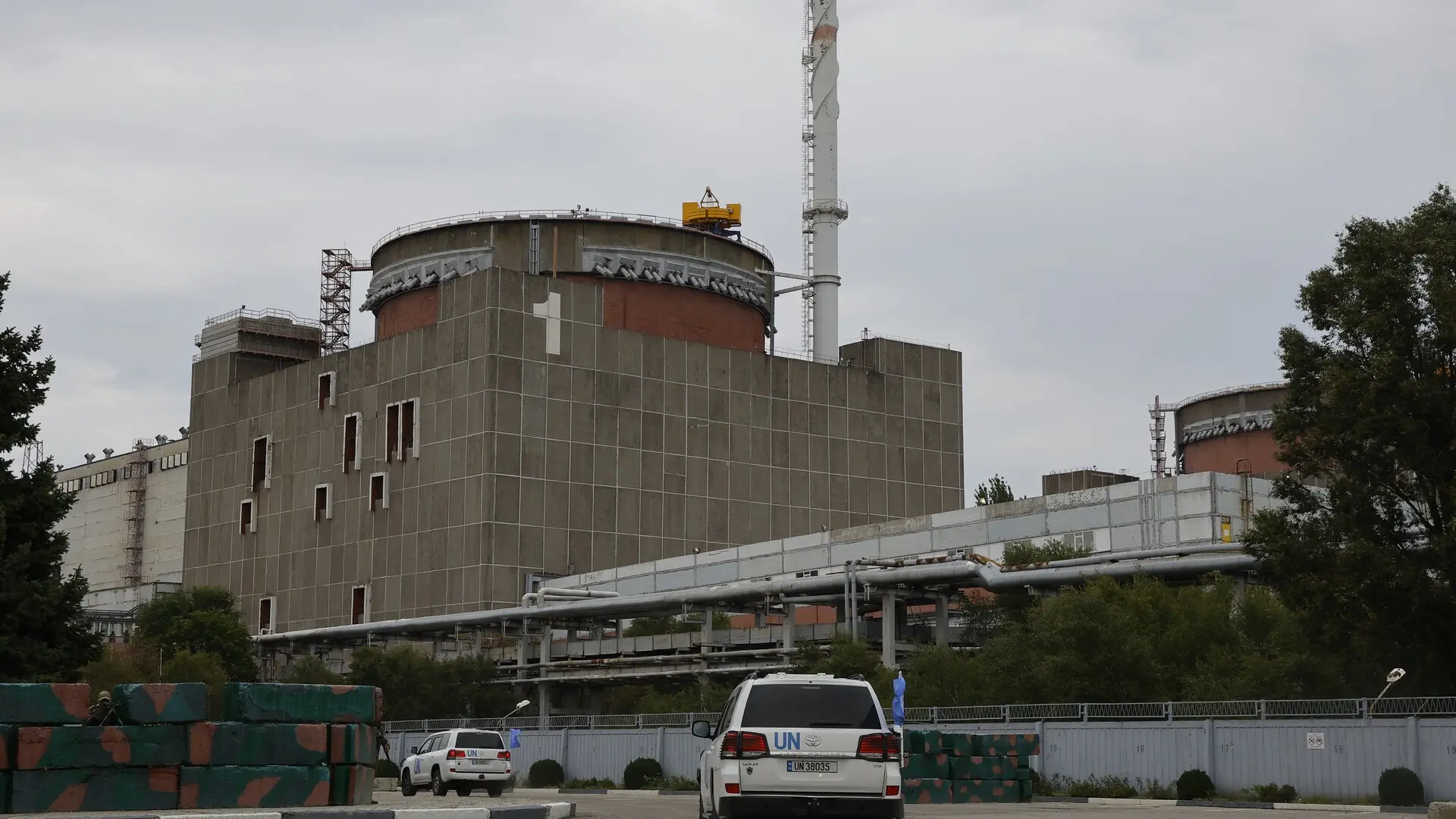 Un dron impacta en una instalación de la central nuclear de Zaporiyia sin causar daños críticos ni víctimas