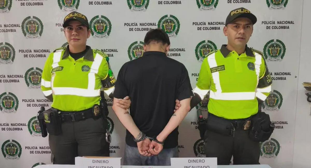 Joven es capturado en Cundinamarca con más de 100 millones de pesos en efectivo sin justificar su procedencia durante jornada electoral