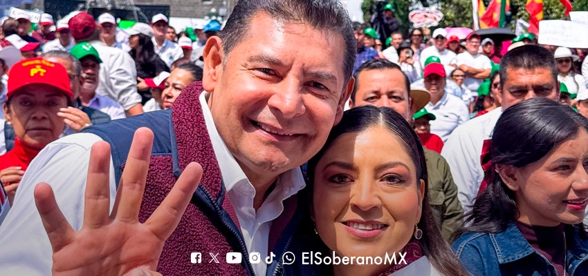 Claudia Rivera Vivanco respalda la estrategia de Sheinbaum para promover la defensa de la soberanía mediante actividades informativas en espacios públicos
