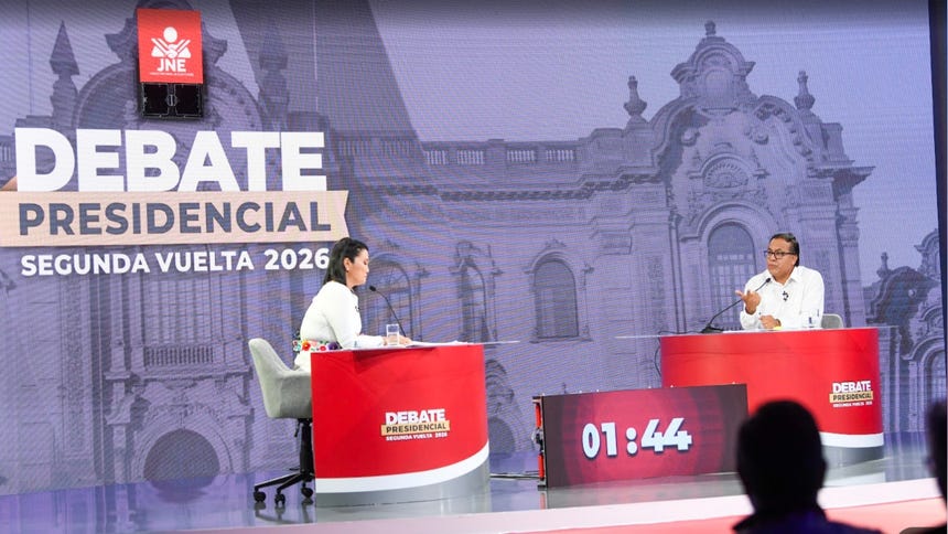 Keiko Fujimori y Roberto Sánchez presentan sus estrategias económicas y de reducción de la pobreza en debate presidencial
