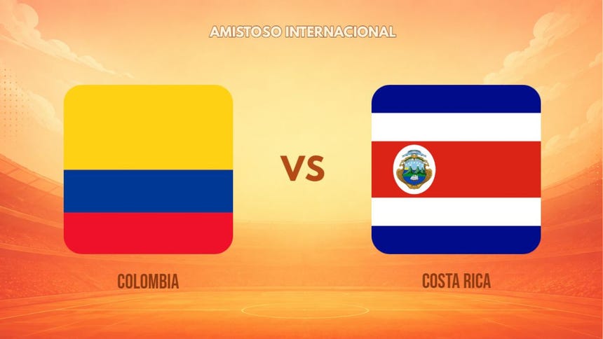 Colombia y Costa Rica disputan amistoso internacional en Bogotá como preparación para el Mundial 2026