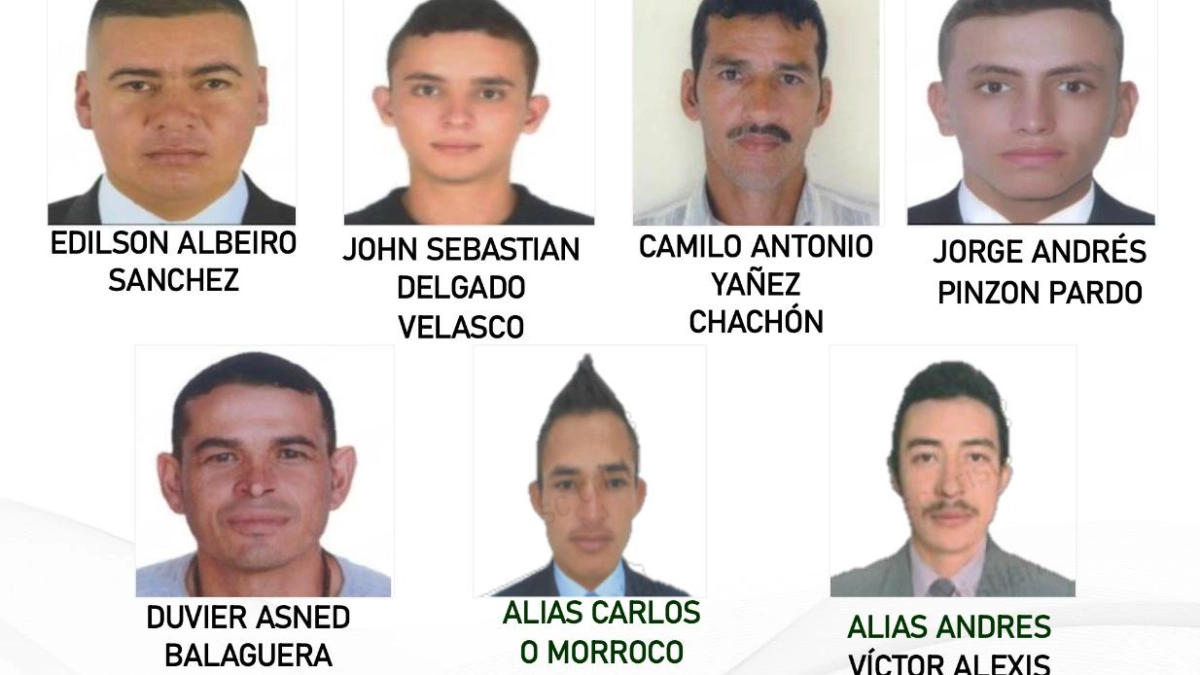 Policía de Santander publica cartel de los más buscados con siete prófugos investigados por graves delitos