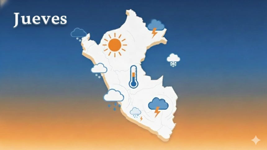 Pronóstico del tiempo en Perú: condiciones climáticas del 4 de junio de 2026 según SENAMHI