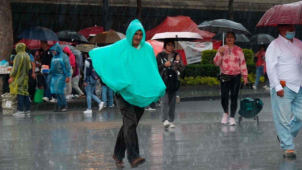 Pronóstico de lluvias fuertes y granizo en Ciudad de México y Estado de México este viernes