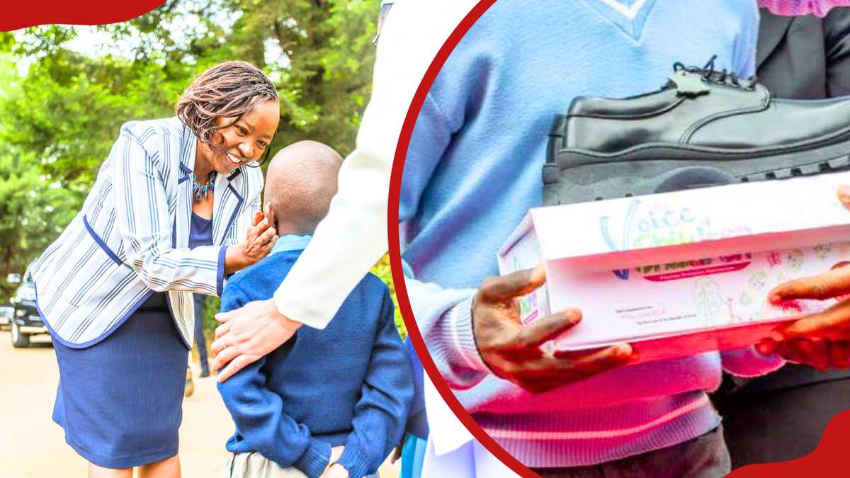 Rachel Ruto Donates Shoes to 1,665 Pupils at Karen C Comprehensive School in Nairobi