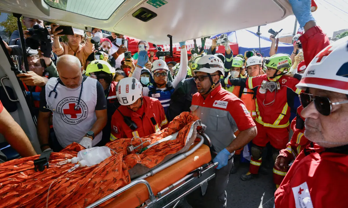 Venezuela earthquake rescue: survivor found after eight days amid rising death toll