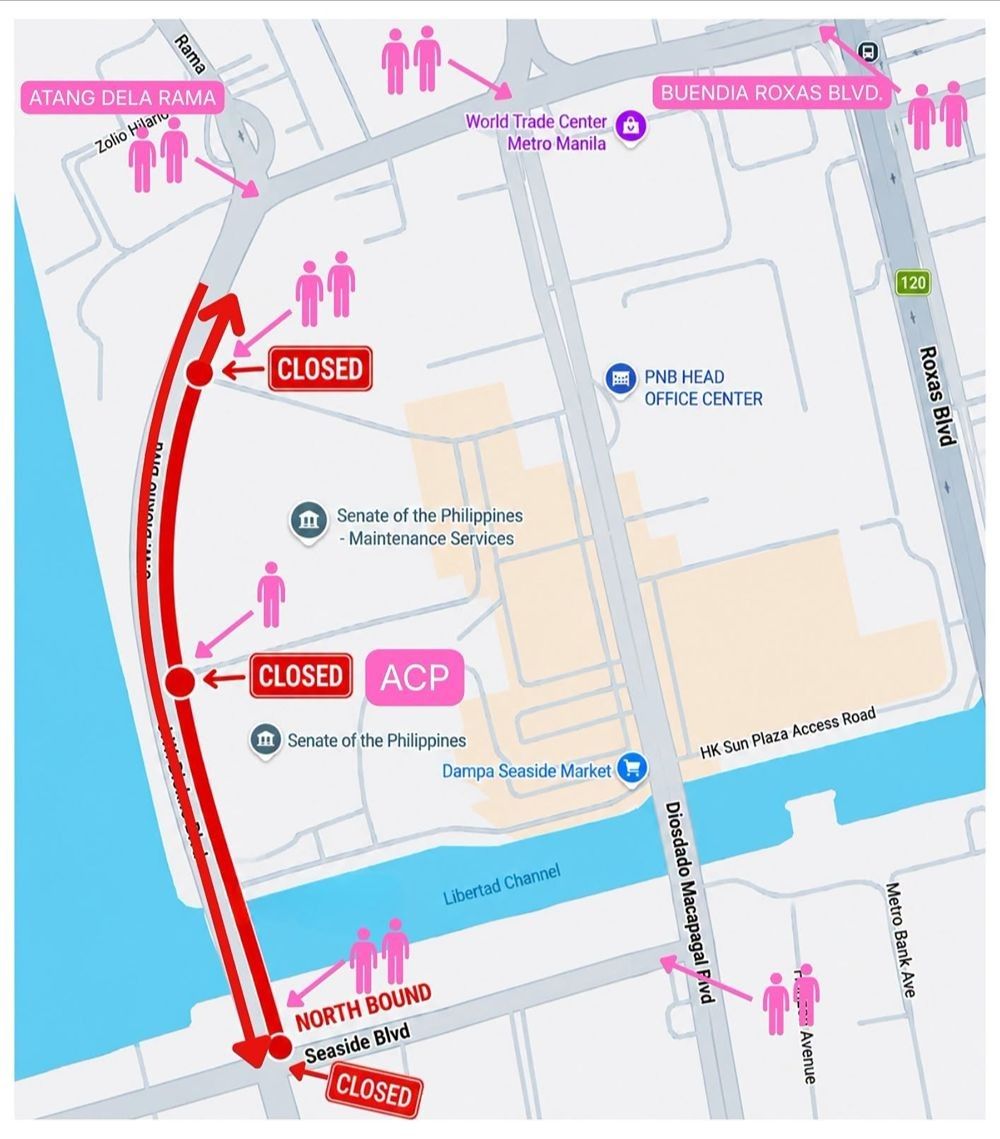 Pasay City implements road closures and tight security ahead of Vice President Sara Duterte impeachment trial