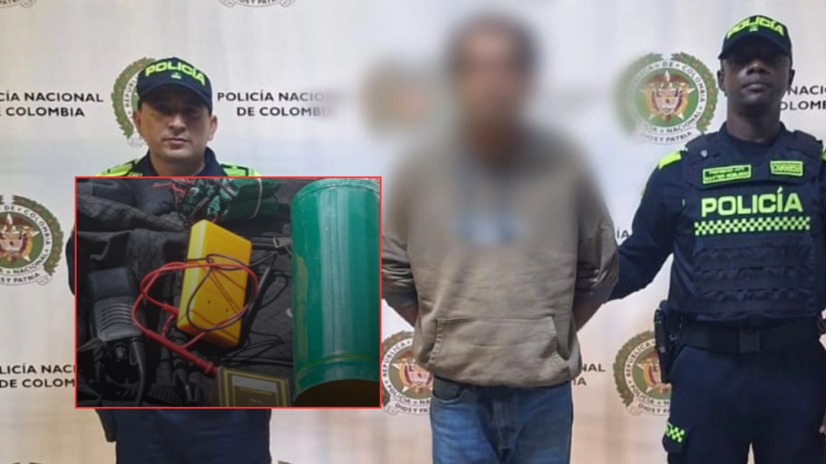 Hombre en Medellín judicializado por posesión de materiales explosivos