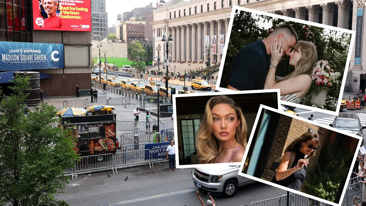 Taylor Swift and Travis Kelce reportedly celebrate lavish wedding at Madison Square Garden with celebrity guests