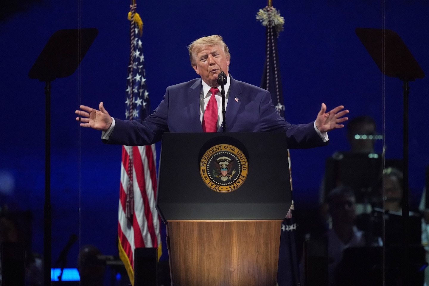 Trump says he rejected recommendation to cancel July Fourth National Mall celebration despite severe weather concerns