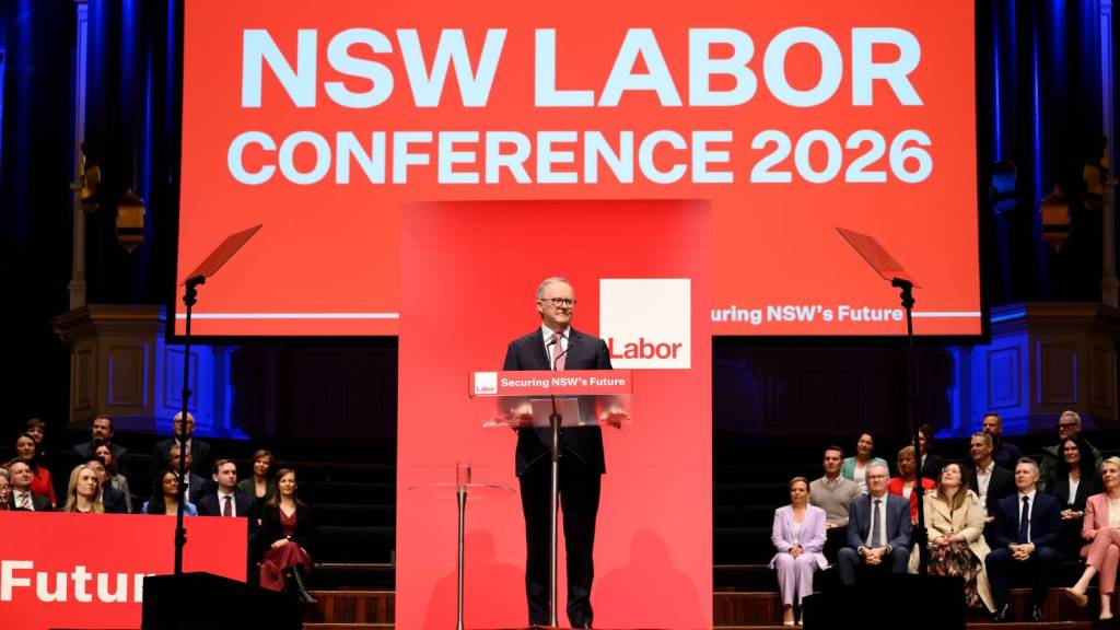 NSW Labor conference erupts over gambling laws and Middle East conflict