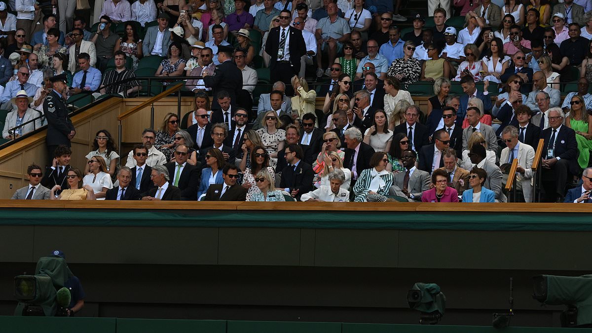 Wimbledon Royal Box: Celebrities and Influencers Attend