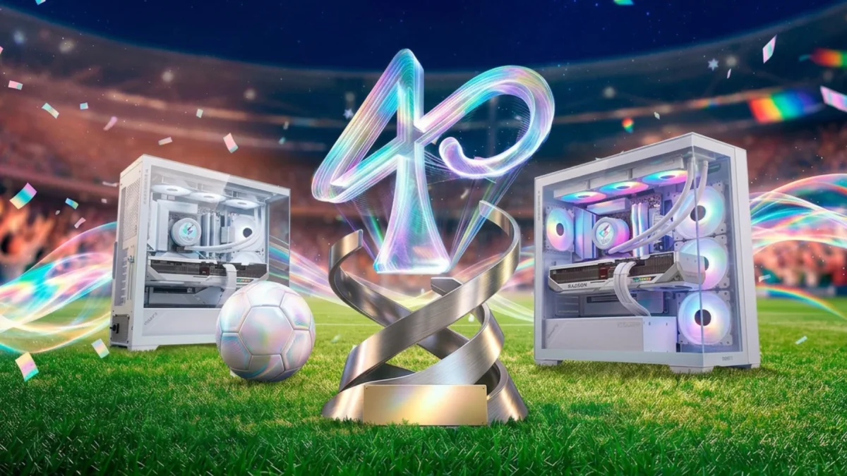 GIGABYTE Conmemora 40 Años con Torneo de Gamer y 20 PCs por Ganar