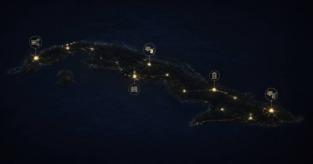 Cuba enfrenta crisis eléctrica grave mientras UNE implementa microsistemas