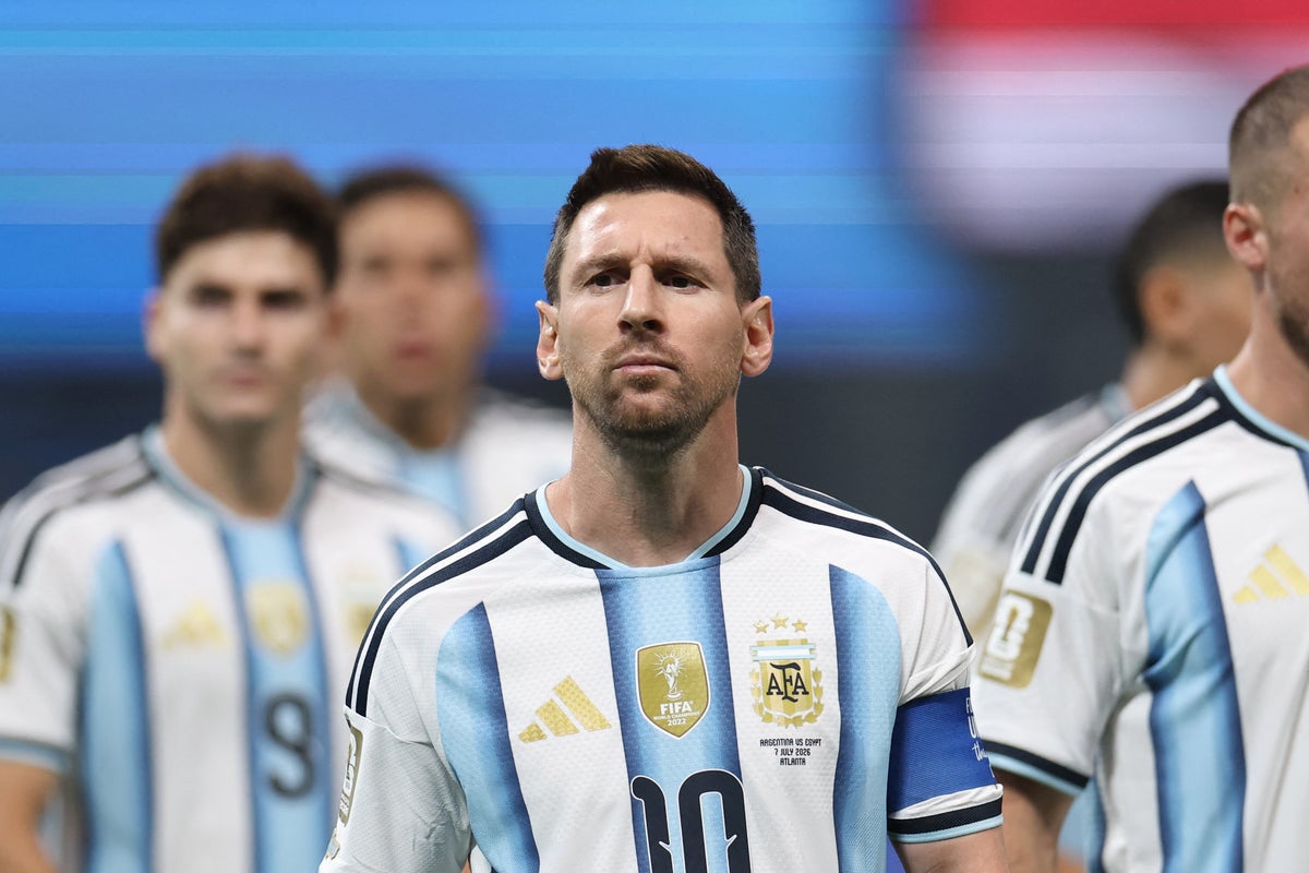 Egypt take an early lead against Argentina as World Cup last-16 contest unfolds in Atlanta