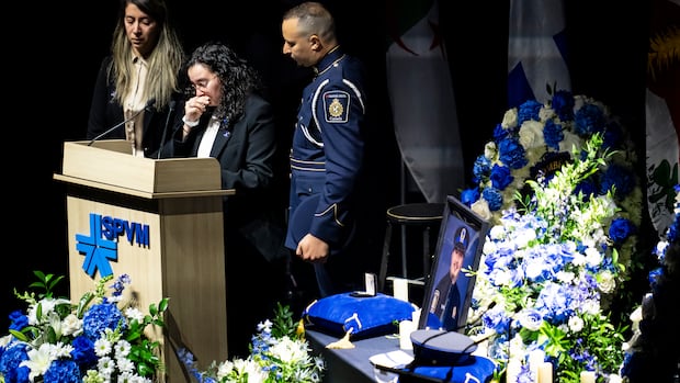 Montreal honors fallen police officer Mohamed Lamine Benredouane with solemn memorial service