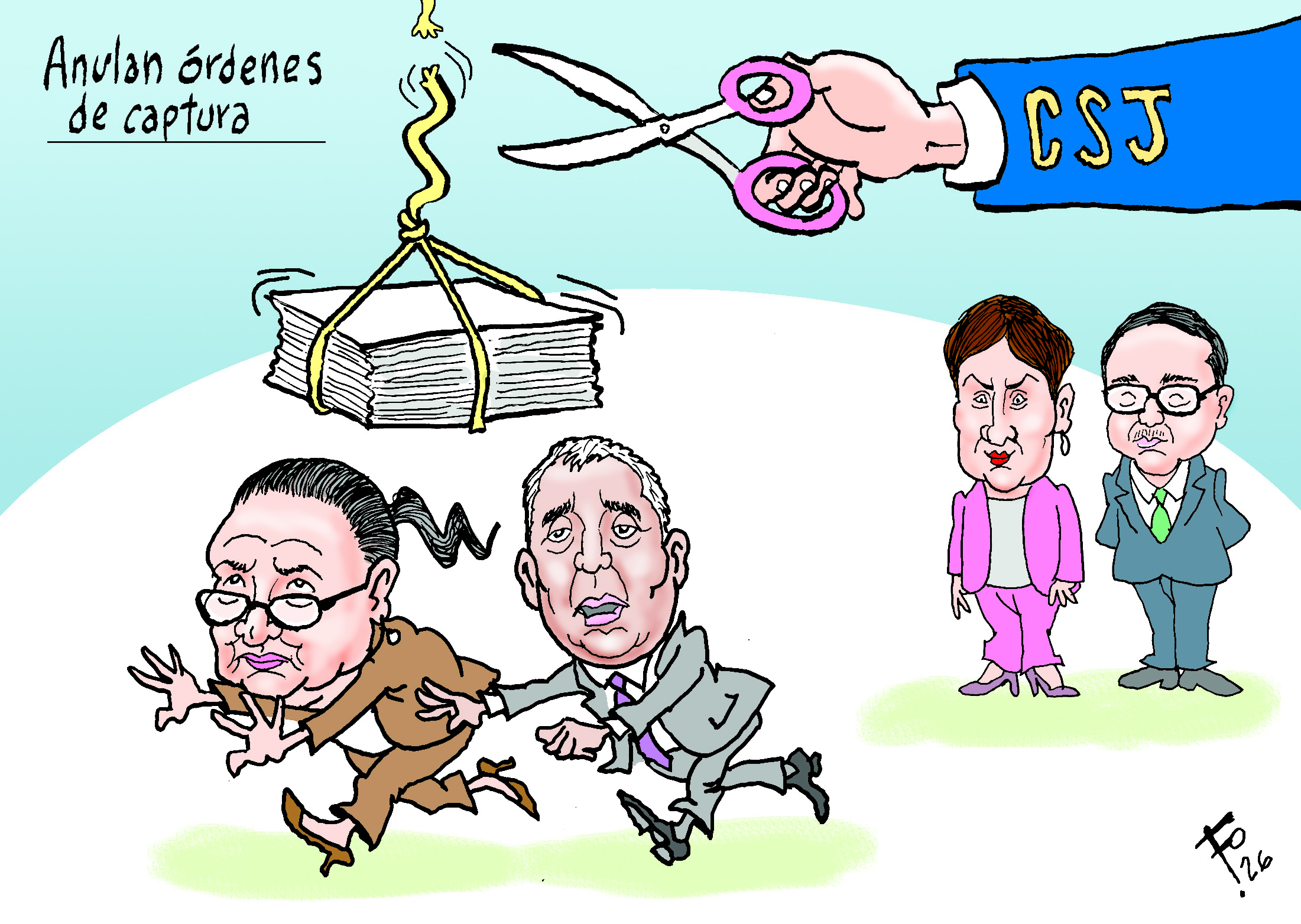 Alfredo Morales' Caricature Features Key Figures in Guatemala