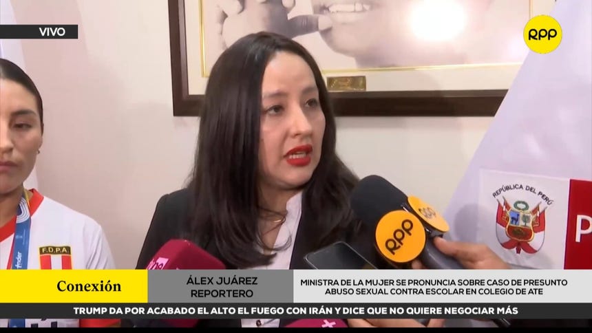 Ministra Pariona anuncia apoyo ante presunto abuso sexual en colegio de Ate