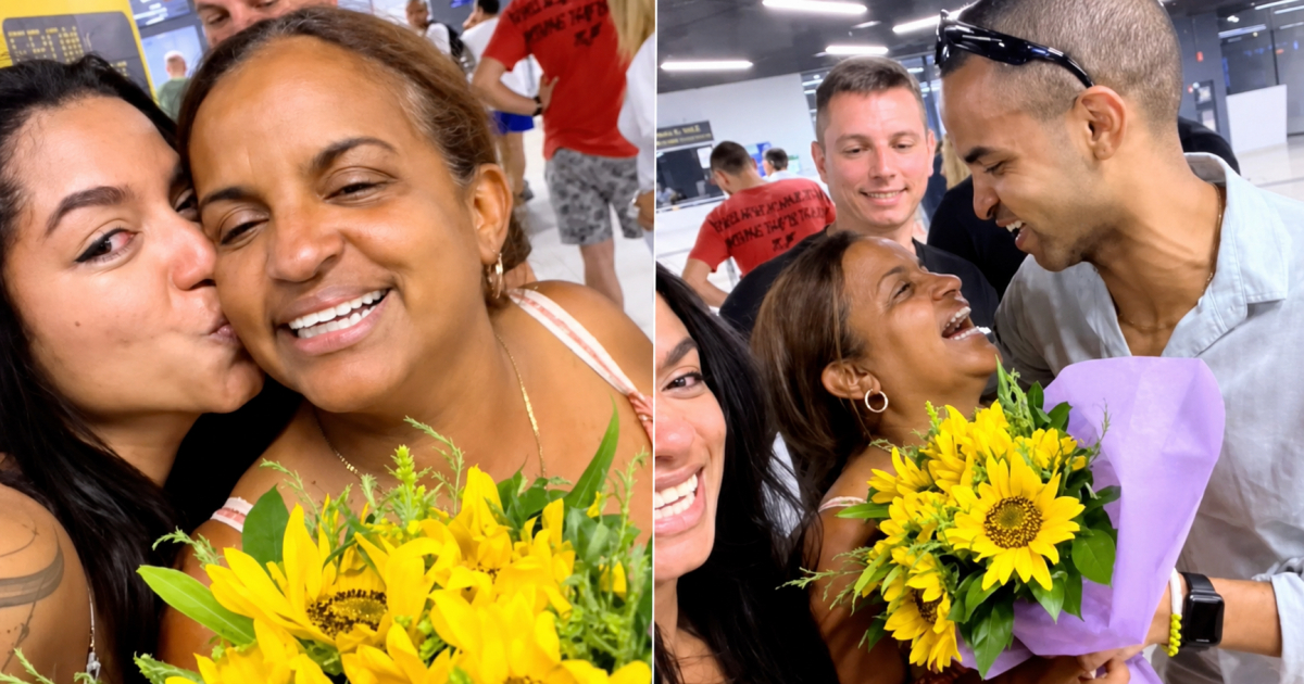 Reencuentro familiar de una cubana en Serbia tras 4 años de separación