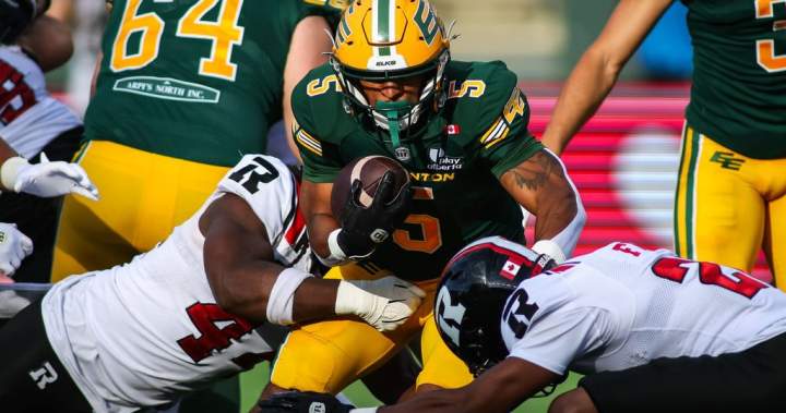 Edmonton Elks Dominate Ottawa Redblacks 40-17 with Rankin's Three Touchdowns