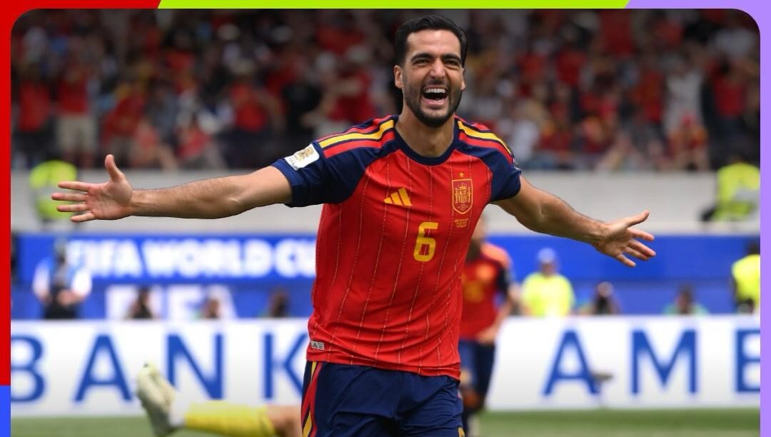 Spain Advances to Semi-Finals After Merino's Late Goal Against Belgium
