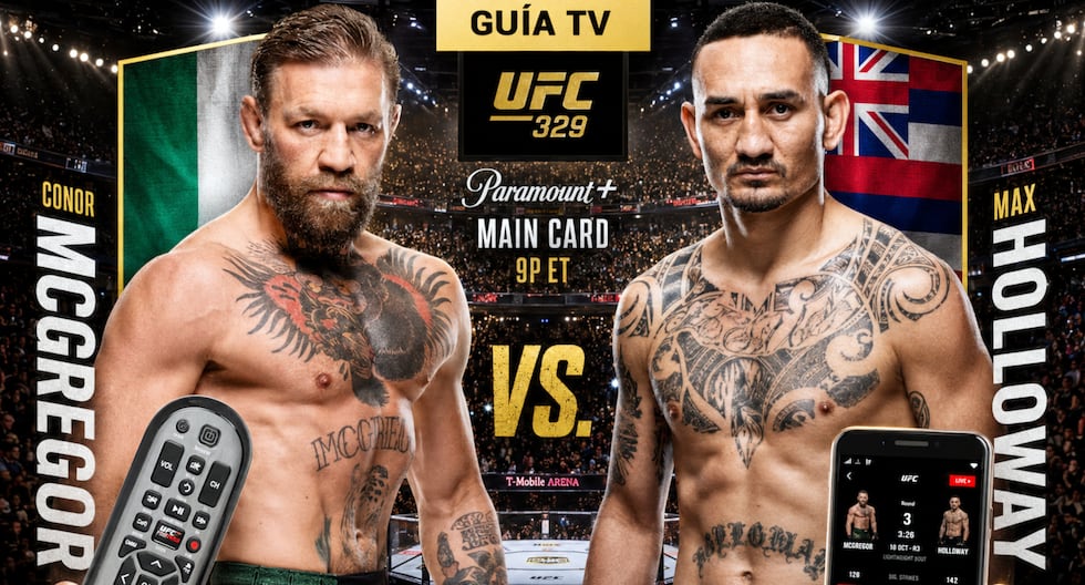UFC 329: Guía completa para ver el combate entre McGregor y Holloway en Perú y otros países