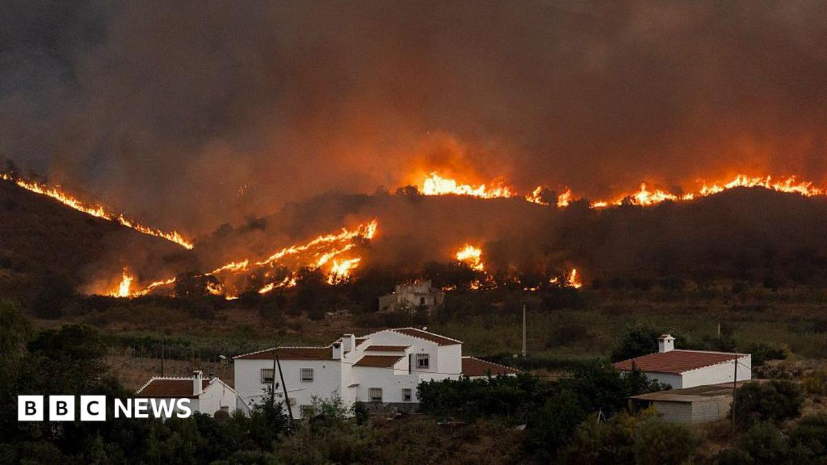 British couple rescued from Spain wildfire ravine after severe burns