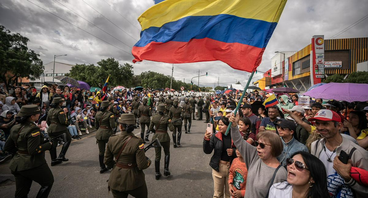 El desfile del 20 de julio se traslada a zonas sur de Bogotá y reduce su enfoque militar