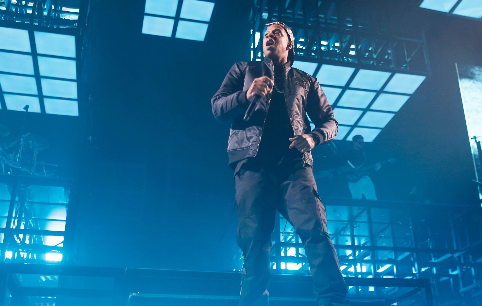 Jay-Z closes three-night Yankee Stadium celebration with guest appearances from Eminem, Rihanna, Pharrell and other music stars