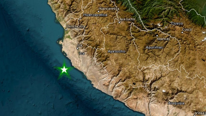 Seis terremotos afectaron a la región de Ica en 24 horas