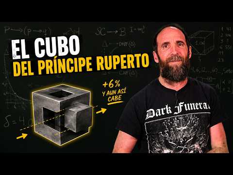 El cubo imposible del Príncipe Ruperto: puede atravesar otro cubo más pequeño