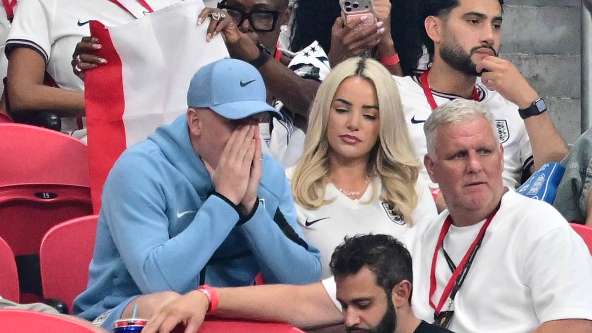 England WAGs heartbroken after Argentina World Cup semi-final defeat