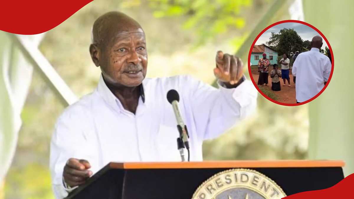 Ugandan Women React to Surprise Meeting with President Museveni in Rural Area