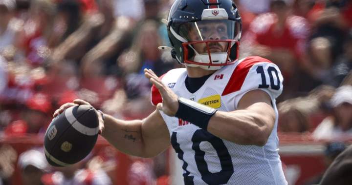 Montreal Alouettes edge Calgary Stampeders 38-32 with record-breaking performance