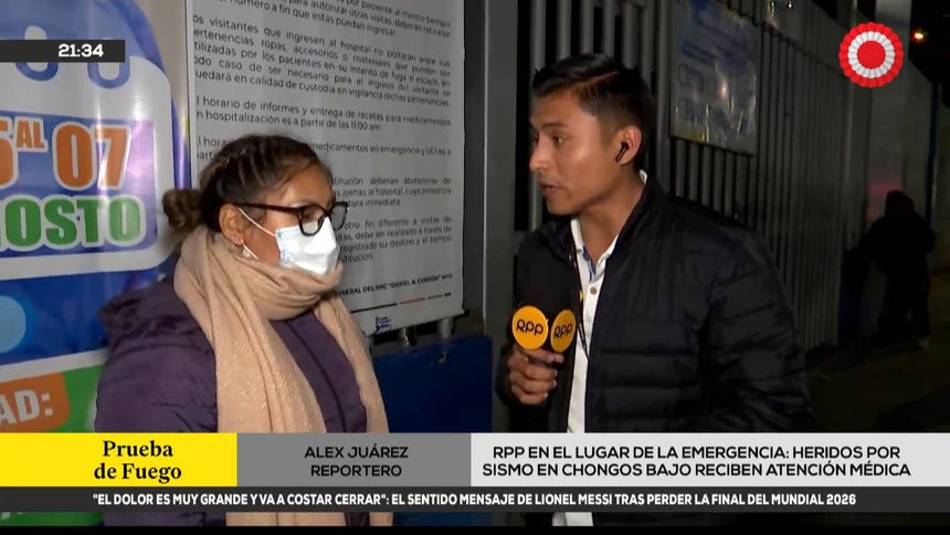 Pobladores de Junín enfrentan dificultades tras sismo: Falta de carpas y frío extremo