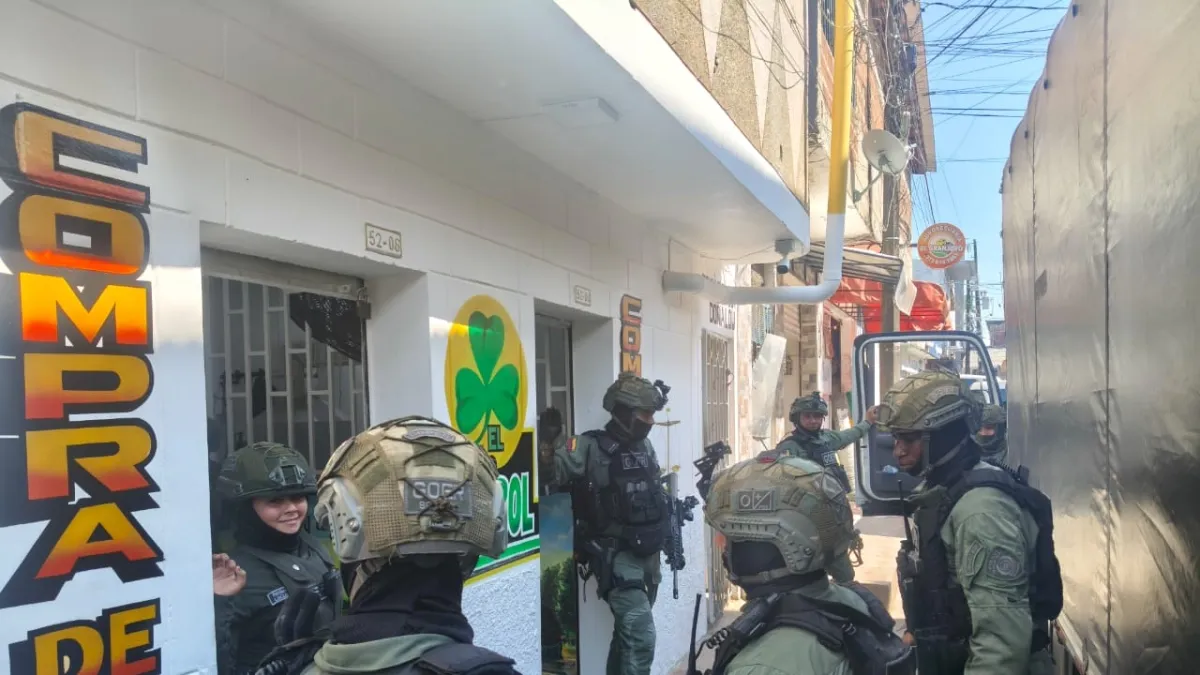 Operación contra minería ilegal y lavado de activos en Antioquia