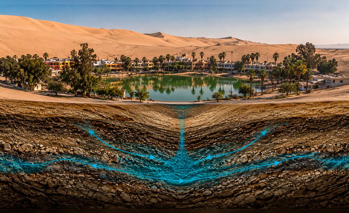 El secreto geológico del oasis de Huacachina