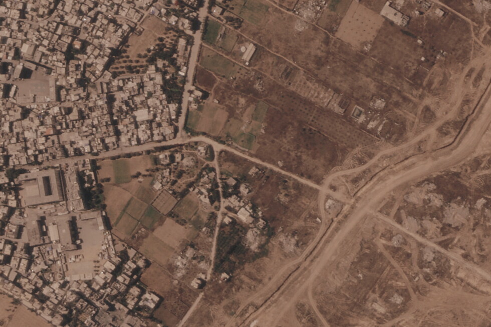 Israel construye una barrera de tierra en Gaza para consolidar su división
