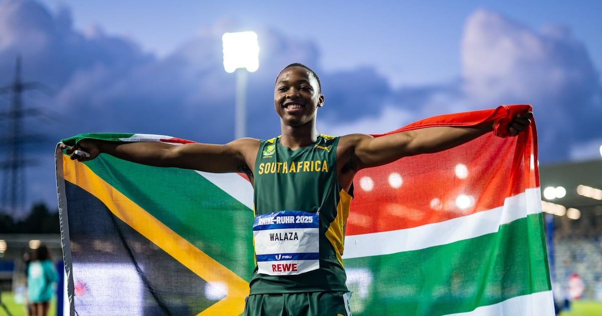 South African sprinter Bayanda Walaza sets new national record in Slovakia