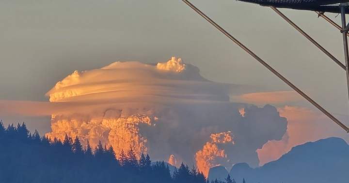 Wildfire-Generated Pyrocumulus Clouds Observed Over British Columbia