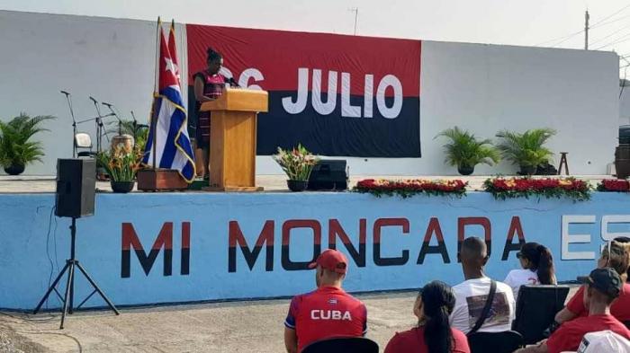 Commemoración del 73º aniversario de los levantamientos de Moncada y Céspedes en Segundo Frente