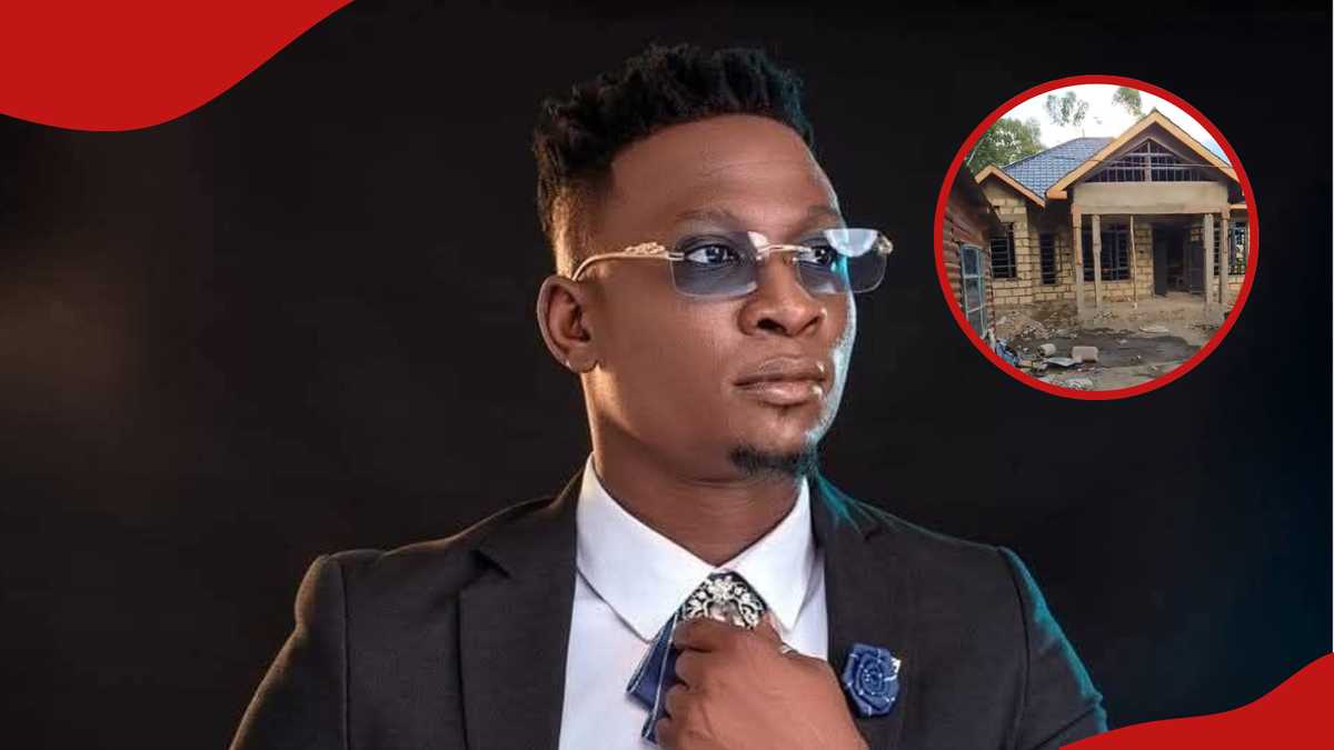 TikToker Shares Construction Progress of Tony Ndiema's House Ahead of Burial