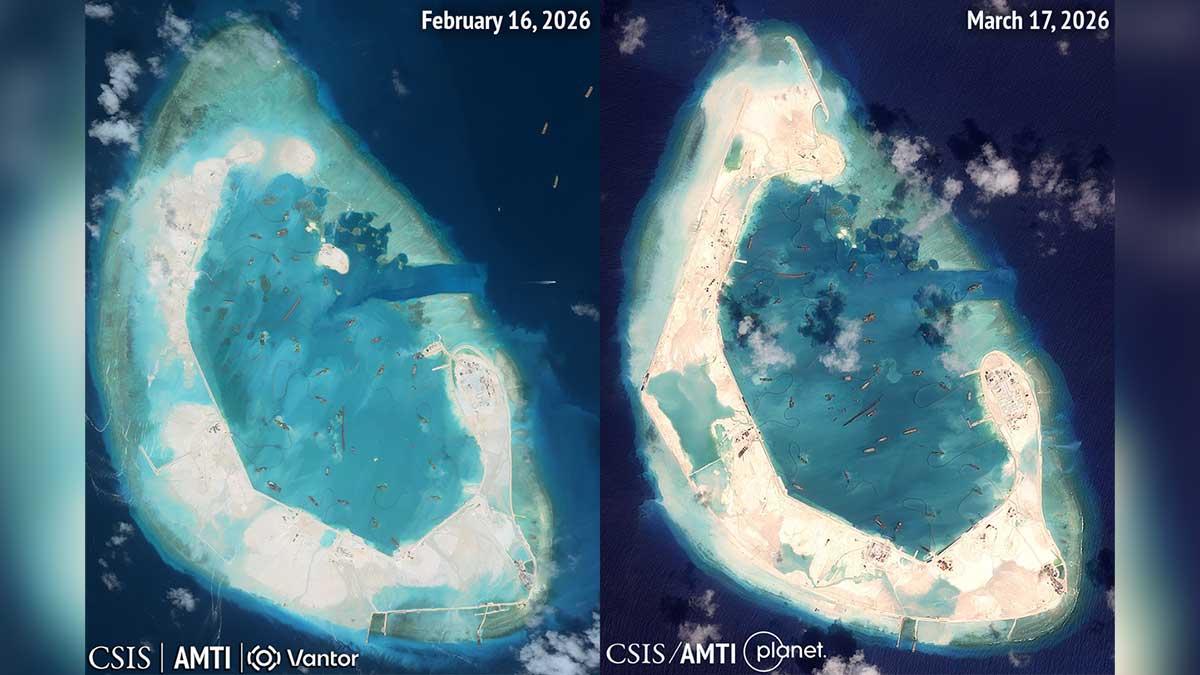 China expands presence at Antelope Reef in South China Sea