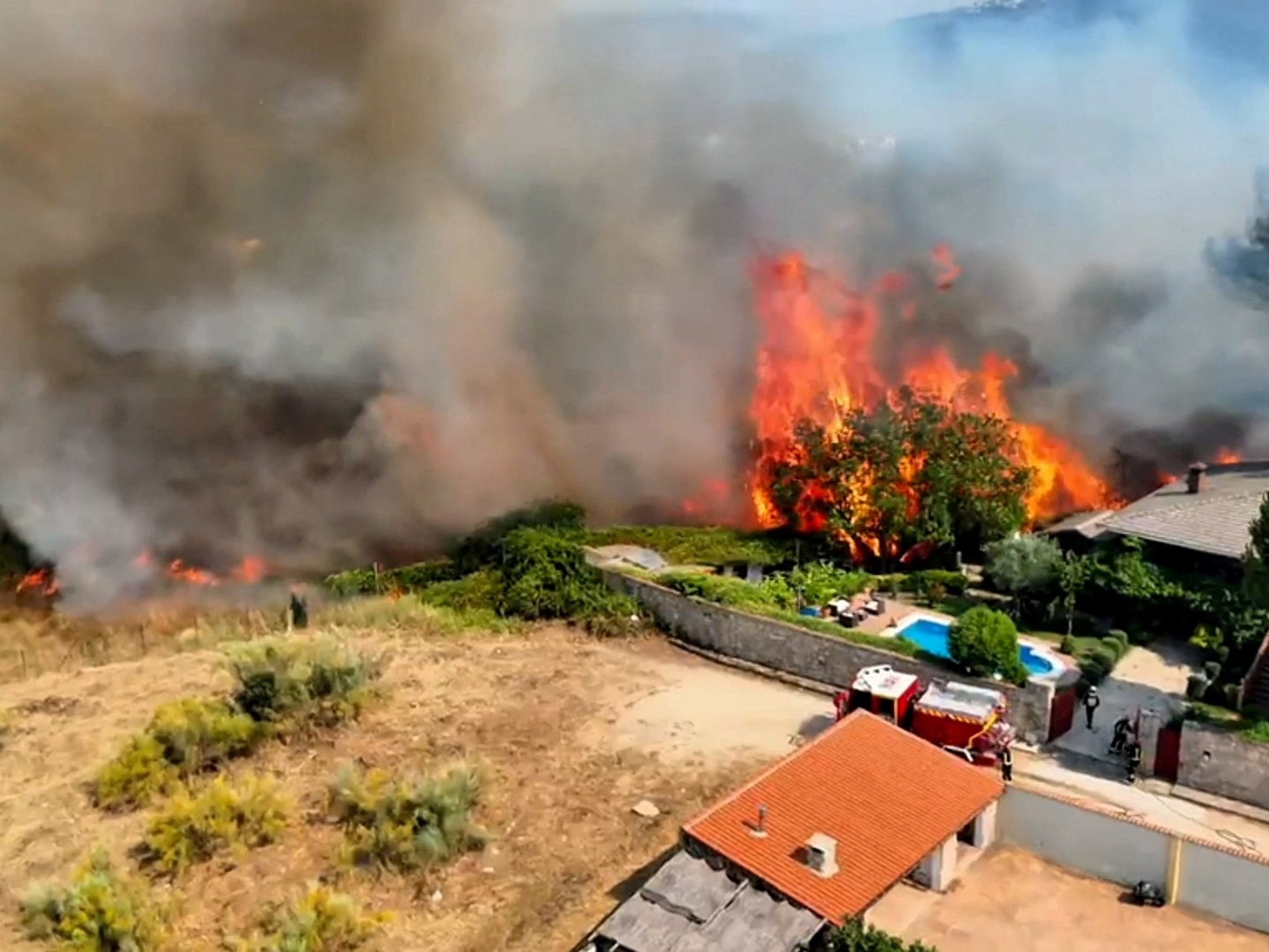 Spain's Uncontrolled Wildfires: Authorities Struggle to Contain Crisis