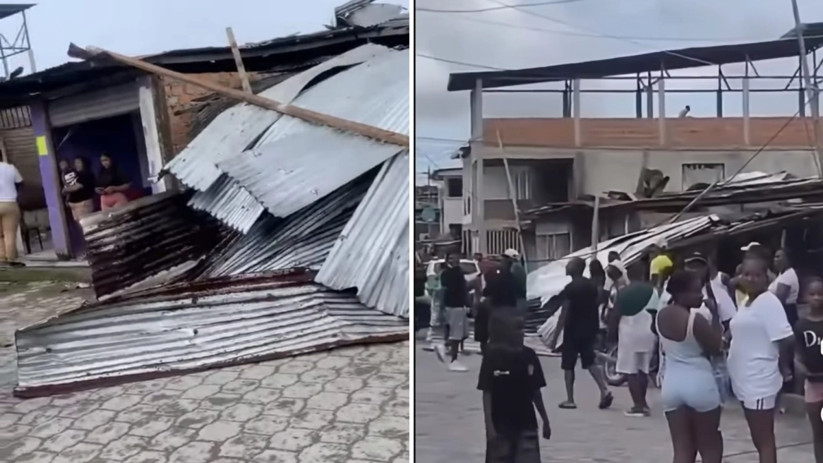 Tornado destruye 25 viviendas en Tumaco, Nariño