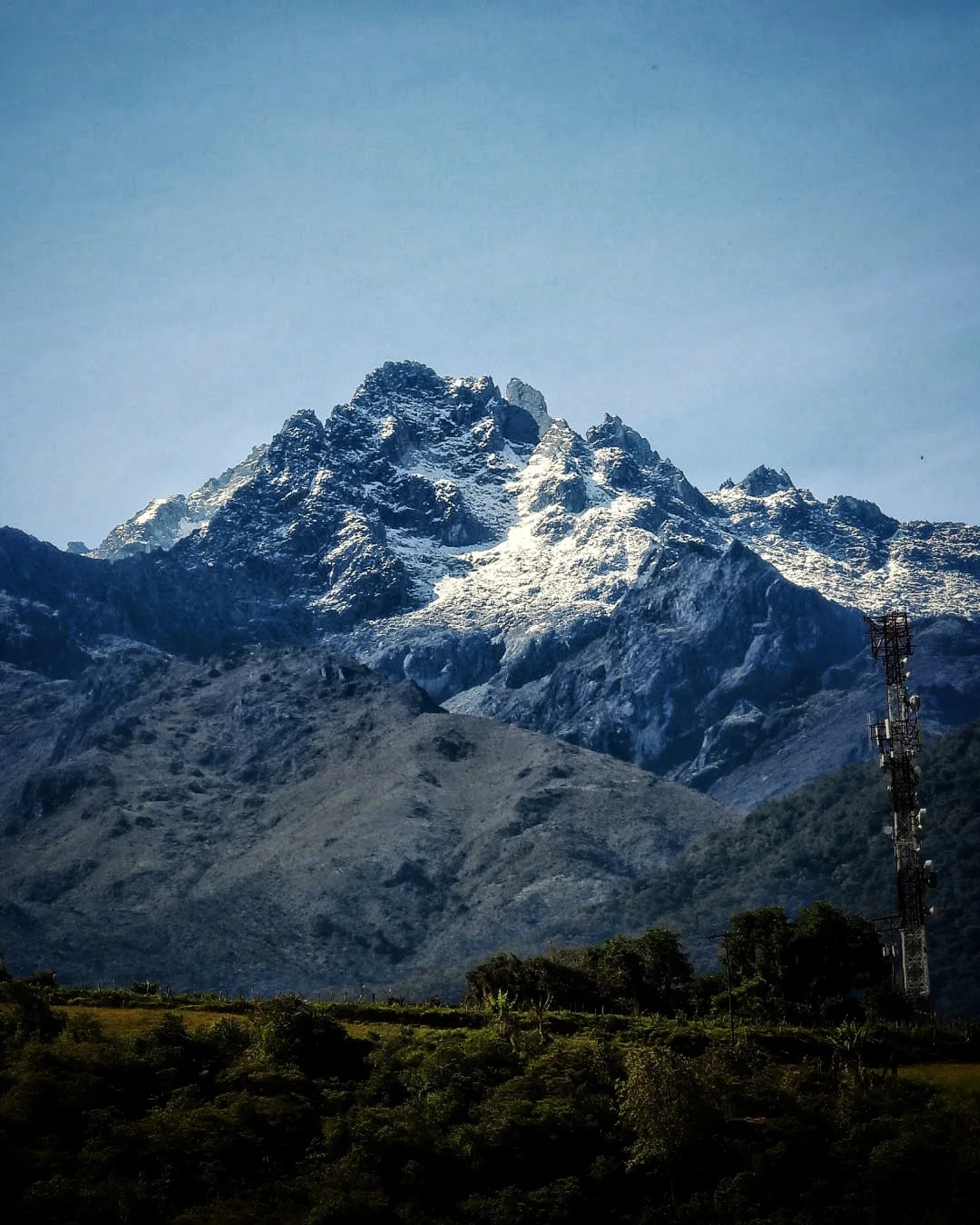 Gran nevada en el Parque Nacional Sierra Nevada de Mérida