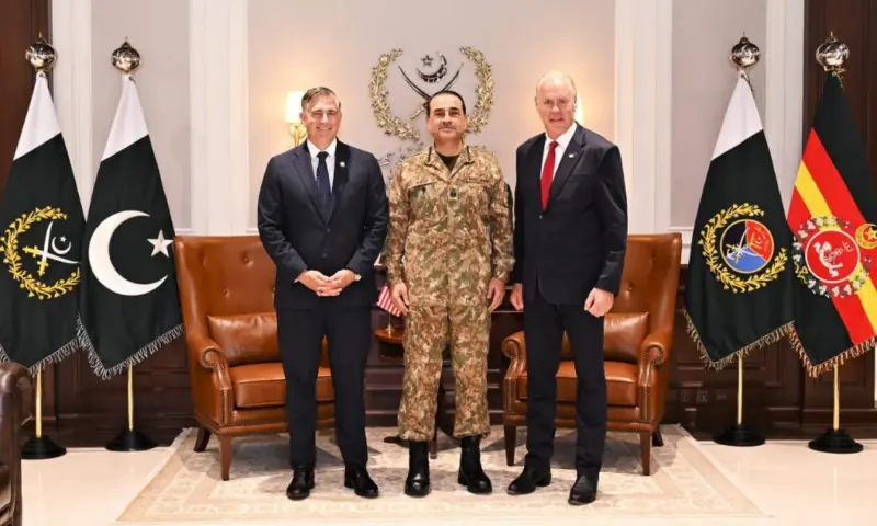 US Congressmen Recognize Pakistan's Role in Regional Stability During High-Level Military Talks